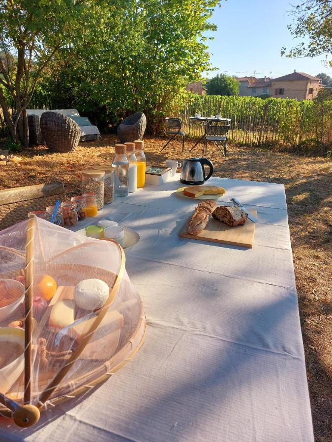 לינה וארוחת בוקר Bagnols  Songes De Vigne מראה חיצוני תמונה